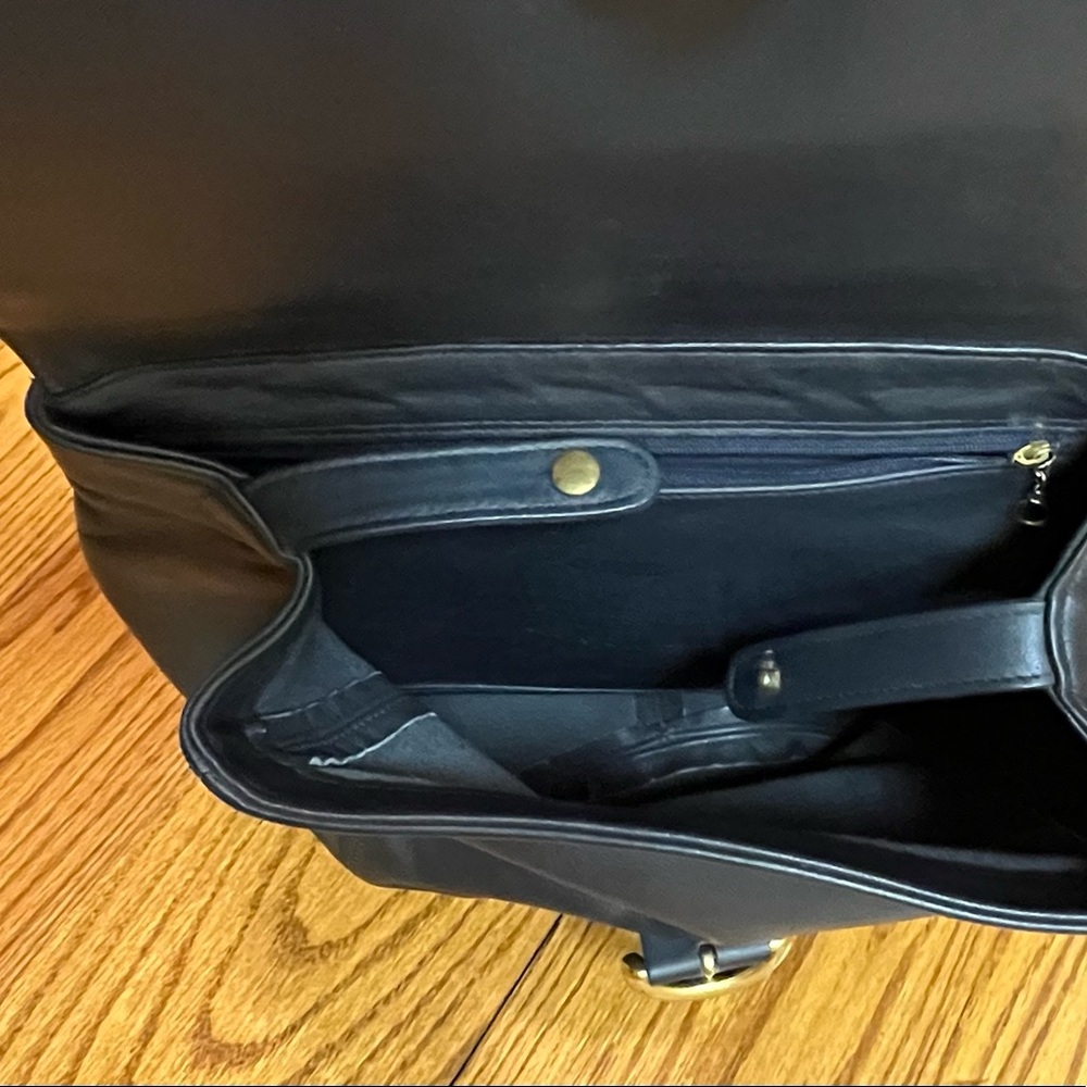 Coach Vintage Backpack, Navy - Picture 3 of 5